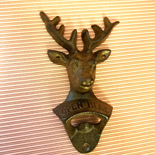 Cast iron stag buck - buck, deer
