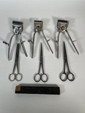 Job Lot Vintage Barbers accessories Clippers scissors cut throat razor