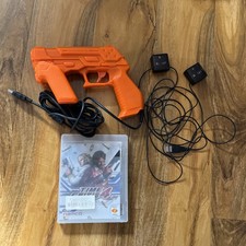 TIME CRISIS 4 GAME SONY PLAYSTATION PS3 OFFICIAL G-CON 3 LIGHT GUN + SENSOR Lot