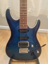 Ibanez SA360 NQM SPB Sapphire Blue HSS Electric Guitar - Premium condition