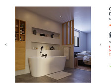 Freestanding Bath Back to wall