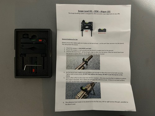 Rifle scope level - scope, kit