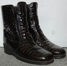 WOMENS ARA PATENT BROWN