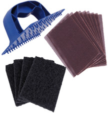 Griddle cleaner kit with - griddle,