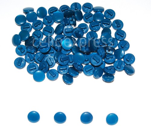 Pearlised mushroom buttons - pearlised,