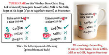 Personalised Bone China Tea
