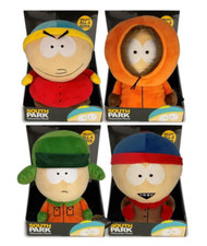 OFFICIAL SOUTH PARK CARTMAN KENNY KYLE STAN 10" SOFT PLUSH TOYS (SET OF 4) NEW!