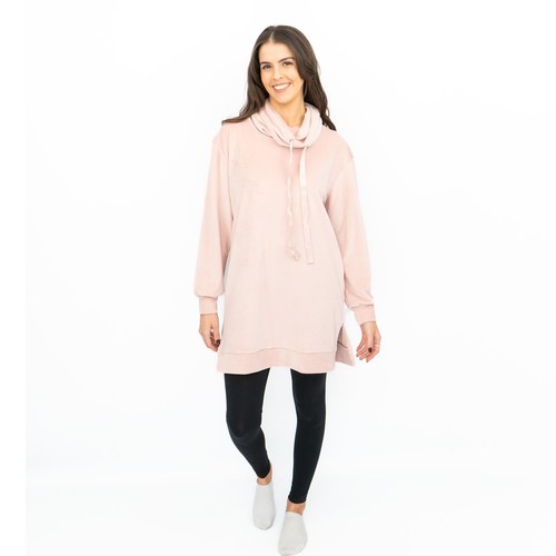 Lipsy london pink velour - london,