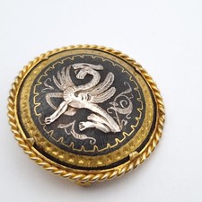 Japanese dragon brooch - japanese,