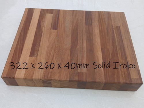 Solid iroko 322mm 260mm - 322mm, x