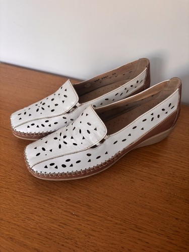 Pavers ladies white - pavers, tan