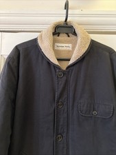 UNIVERSAL WORKS N1 DECK JACKET - BLACK DESIGN  - SIZE XL