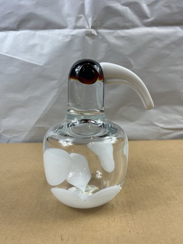 Snowball glass bird - snowball,