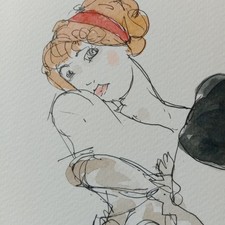 Ink Watercolour Drawing