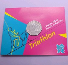  2011 50p Triathlon Carded