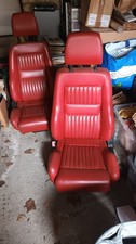 Alfa Romeo 916 GTV  Red Leather Front Seats.