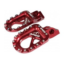 APICO CNC TRIALS FOOTRESTS RED