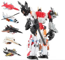 5in1 Superion HZX Transformation Toys Anime Action Figure KO G1 Robot Aircraft