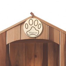 Dog Paw Print Name Pet