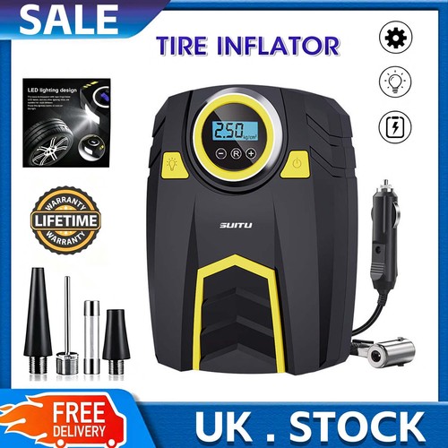Car tyre inflator pump - tyre, digital