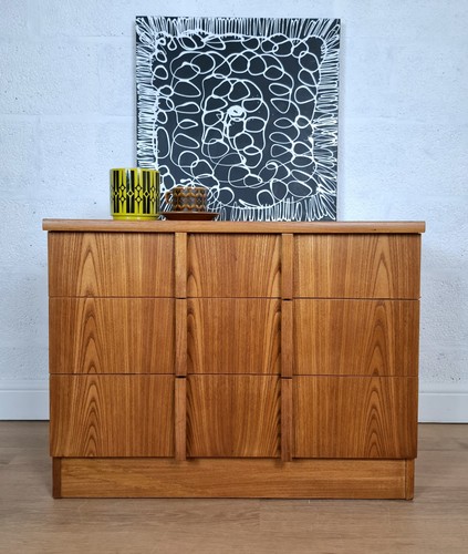 Plan mid century chest of - mid,