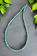 Amethyst Sterling Silver Necklace-Turquoise Sterling Silver Necklace |Minimalist