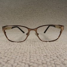 Glasses Frames 344 200 Rose Gold Rectangle Full Frame Eyewear Spectacles