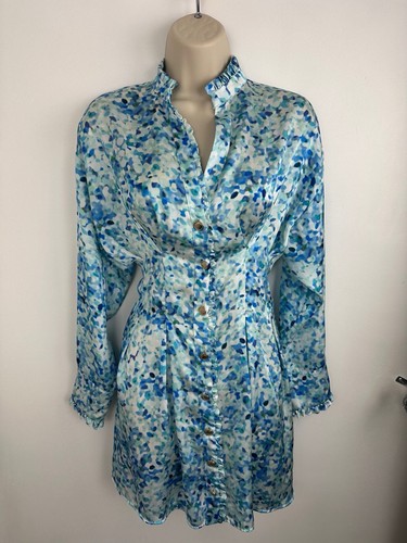 Zara blue mix pattern - blue,