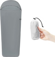 4.5oz Ultralight Washable Adult Sleeping Bag Liner Backpacking Camping Hostels