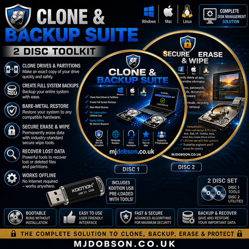 Hard drive clone wipe - hard, disc