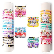 32 Pcs Preppy Bracelets for
