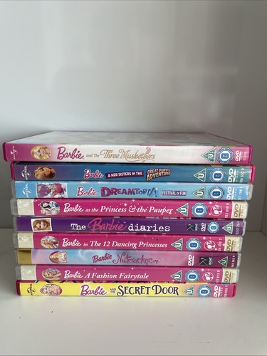 Barbie dvd bundle 9 dvds - barbie,