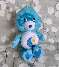 Care Bears Bedtime Bear - Blue Tie Dye Special Edition Soft Toy - Vintage 2003 
