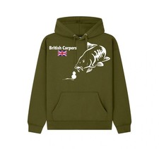 Carp Fishing Hoodie - OLIVE