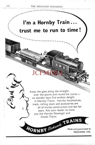 1950s hornby clockwork trains - 1950s,