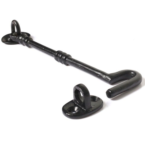 Antique black cabin hook and - cabin,