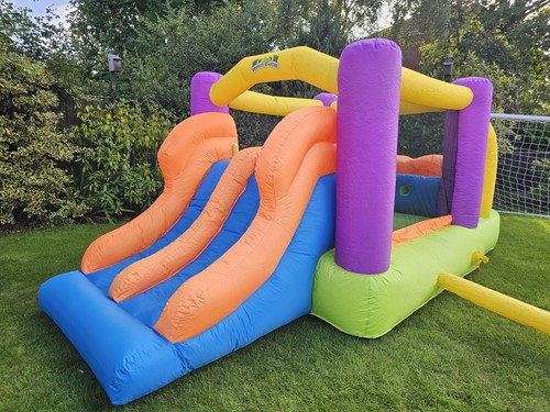 Bouncy castle obstacle course - castle,
