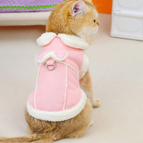 Pet pink lambs wool thickened - pet,