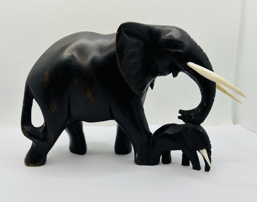 Hand carved wooden elephant - hand,