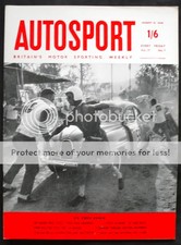 AUTOSPORT Magazine 15 Aug 1958