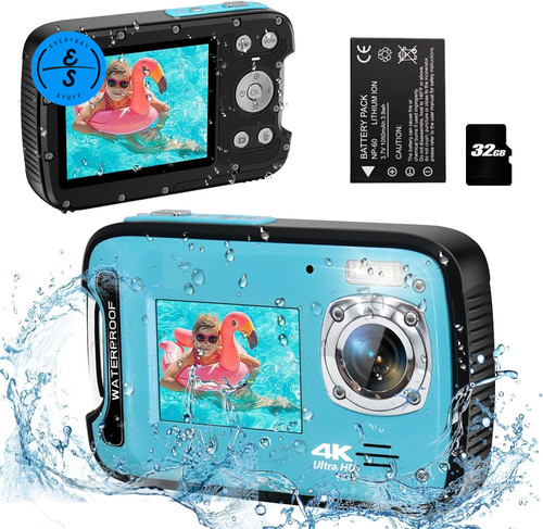 Underwater camera 48mp 17ft - camera,4k,