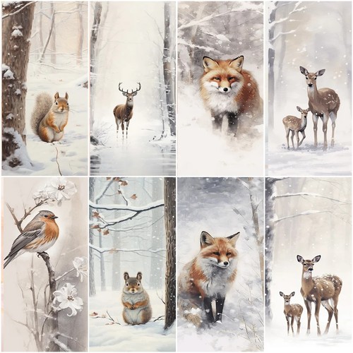 The silence snow cardmaking - the,