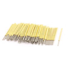 P100J 33mm Length Spherical Tip Spring Loaded Contact Test Probe Pin 100Pcs
