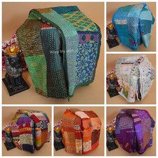 Bohemian Silk patchwork quilt