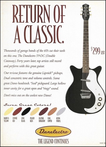 Danelectro double - 59-dc,