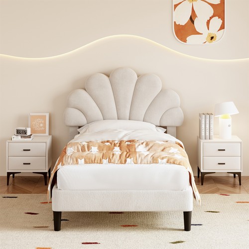 3ft single upholstered bed - single,