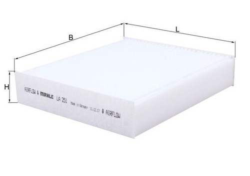 Mahle 251 filter cabin air - la, filter,