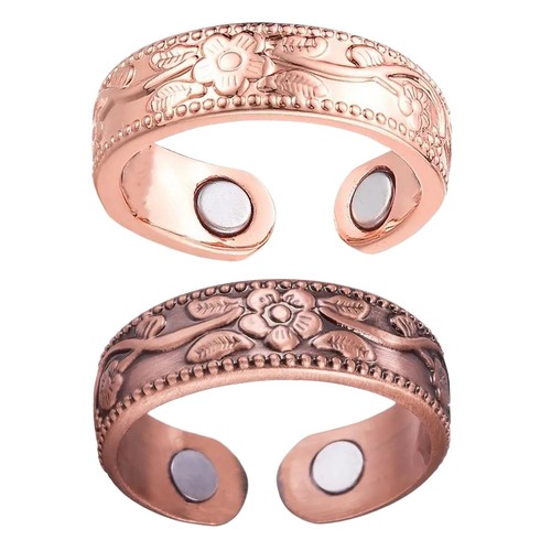 1pcs copper magnetic ring - copper,