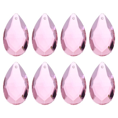 8pcs teardrop crystal - crystal, drop