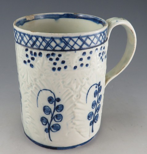 Antique pottery pearlware blue - antique,
